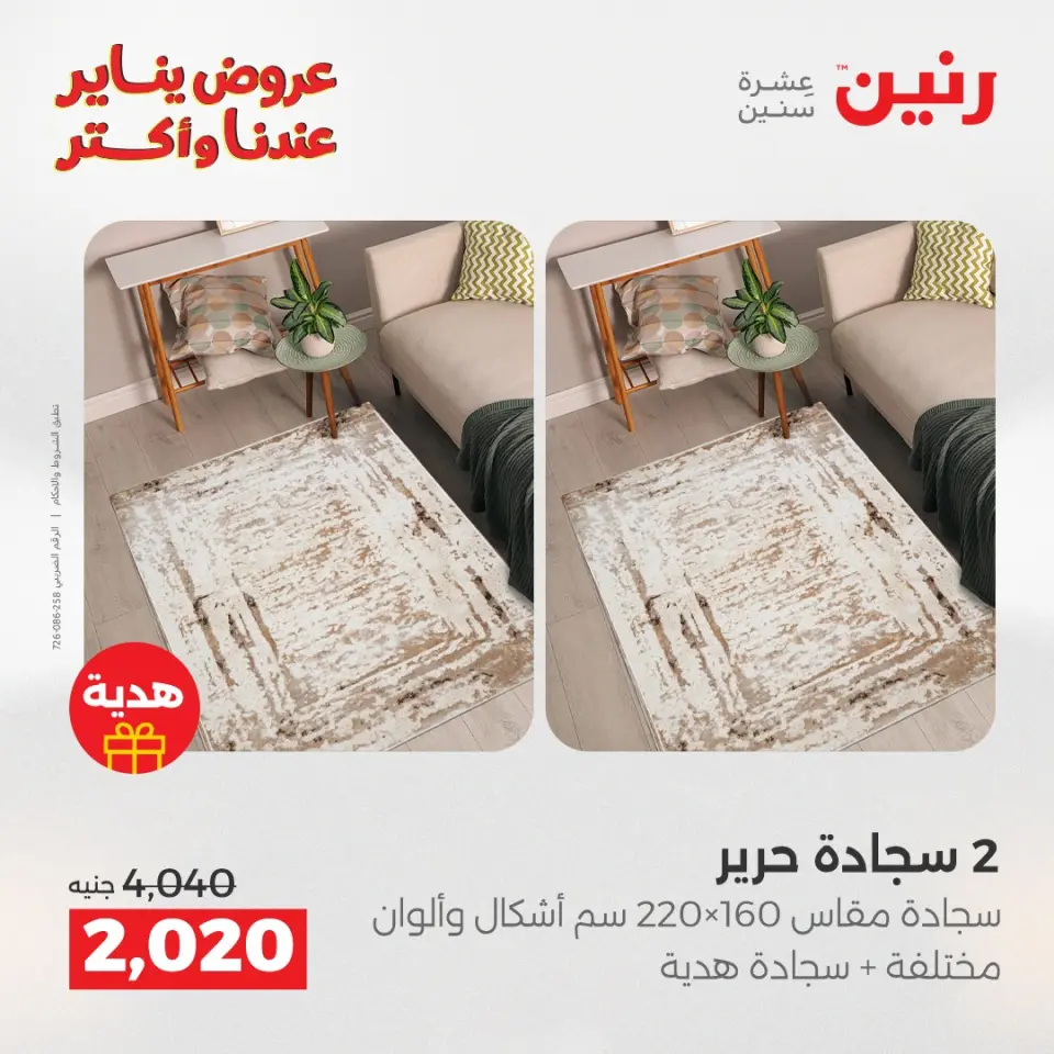Raneen Egypt Offers from 6 to 7 January 2026 Offers on bags, carpets and toys - Page 14