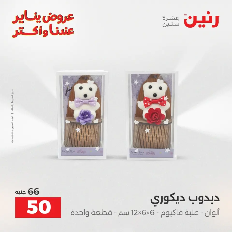Raneen Egypt Offers from 6 to 7 January 2026 Decorative pieces offers - Page 35