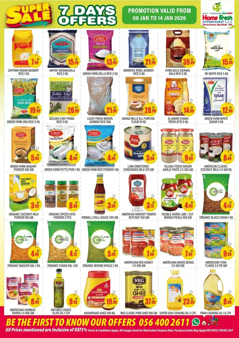 Ofertas de supermercado Home Fresh  Abu Dhabi  de 8 a 14 enero Ofertas increíbles - Página 2