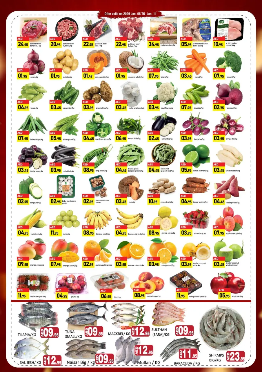 Ofertas de Hipermercado Siete Colores Emiratos Árabes Unidos de 8 a 11 enero 2026 Ofertas de fin de semana - Página 2