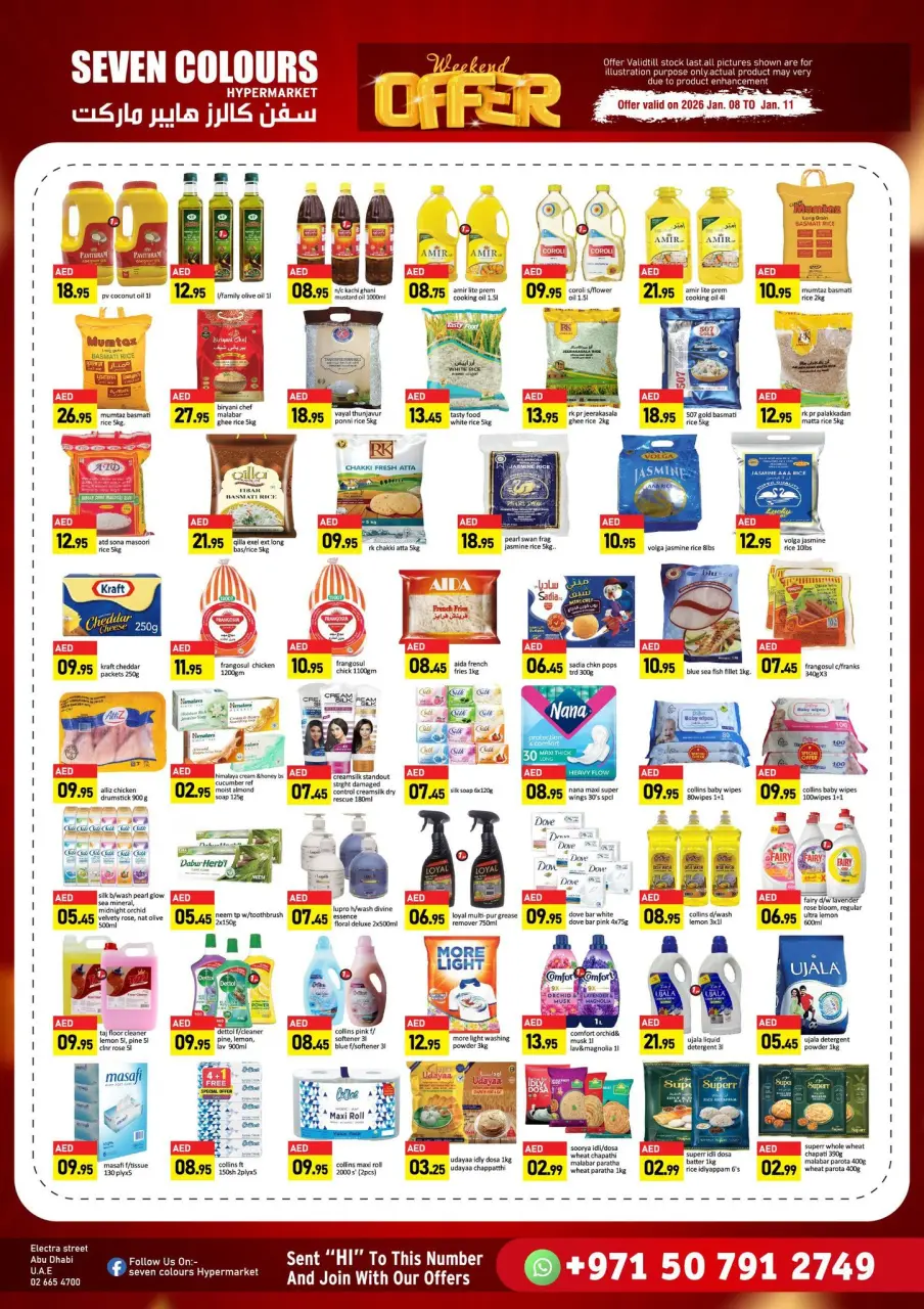 Ofertas de Hipermercado Siete Colores Emiratos Árabes Unidos de 8 a 11 enero 2026 Ofertas de fin de semana - Página 3