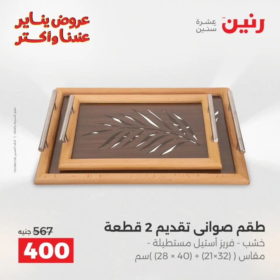 Raneen Egypt Offers from 11 to 12 January 2026 Decorative pieces offers - Page 23