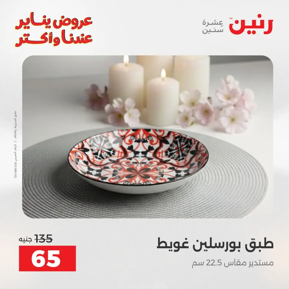 Raneen Egypt Offers Monday 12 January The biggest discounts on individual porcelain plates and bowls - Page 8