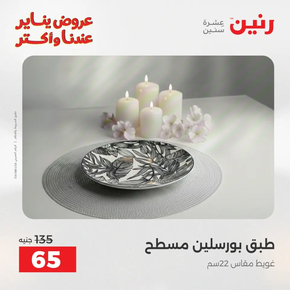 Raneen Egypt Offers Monday 12 January The biggest discounts on individual porcelain plates and bowls - Page 22