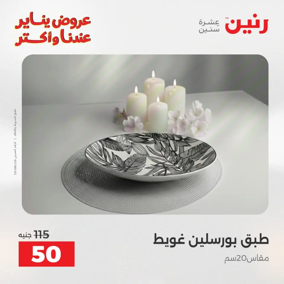 Raneen Egypt Offers Monday 12 January The biggest discounts on individual porcelain plates and bowls - Page 11