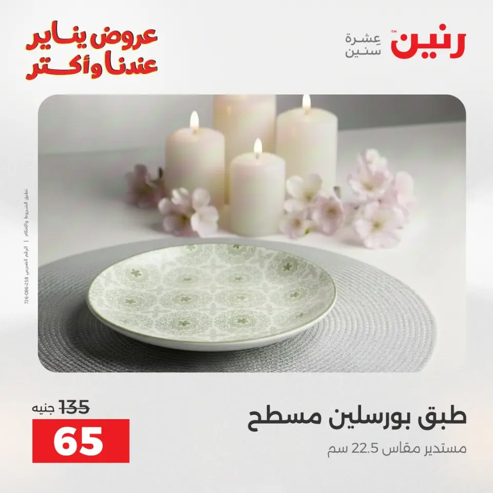 Raneen Egypt Offers Monday 12 January The biggest discounts on individual porcelain plates and bowls - Page 19