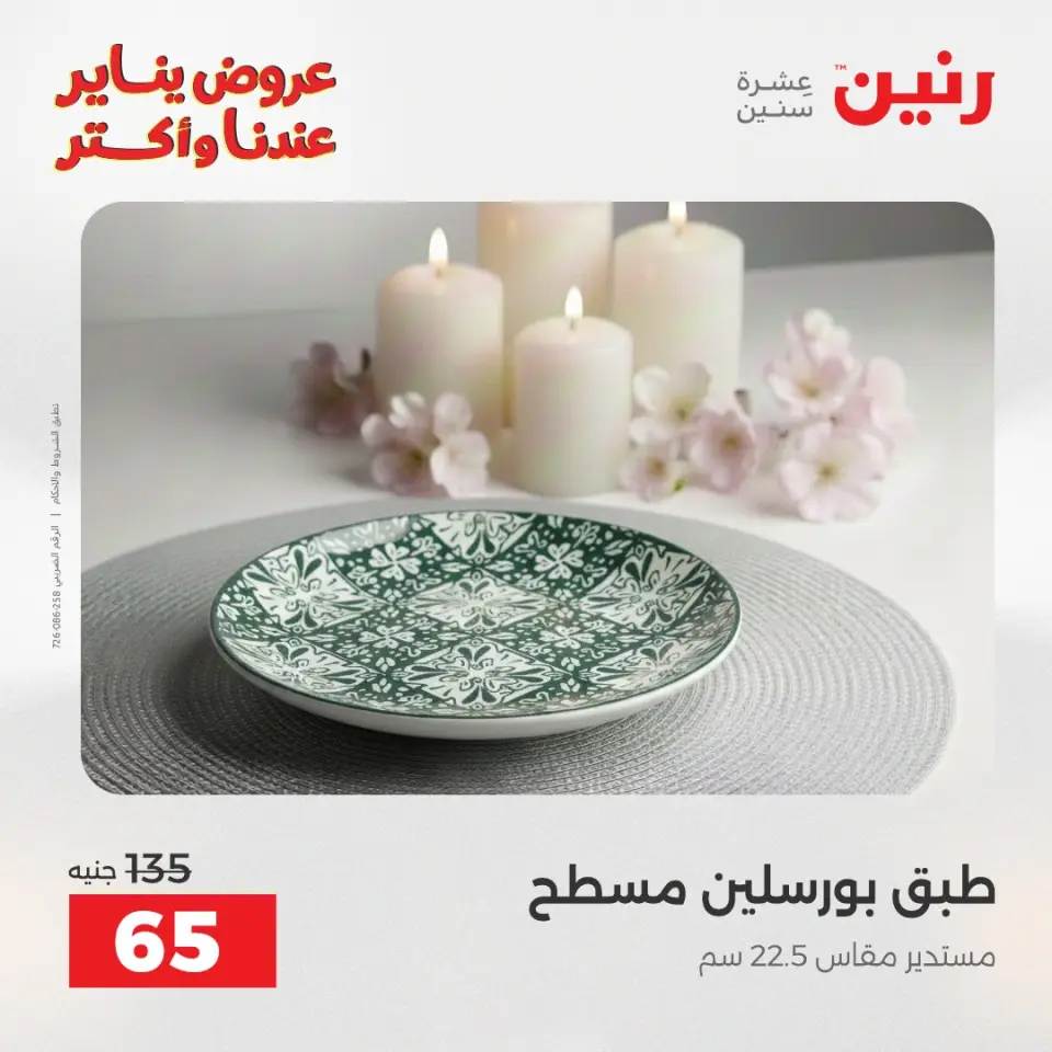 Raneen Egypt Offers Monday 12 January The biggest discounts on individual porcelain plates and bowls - Page 18