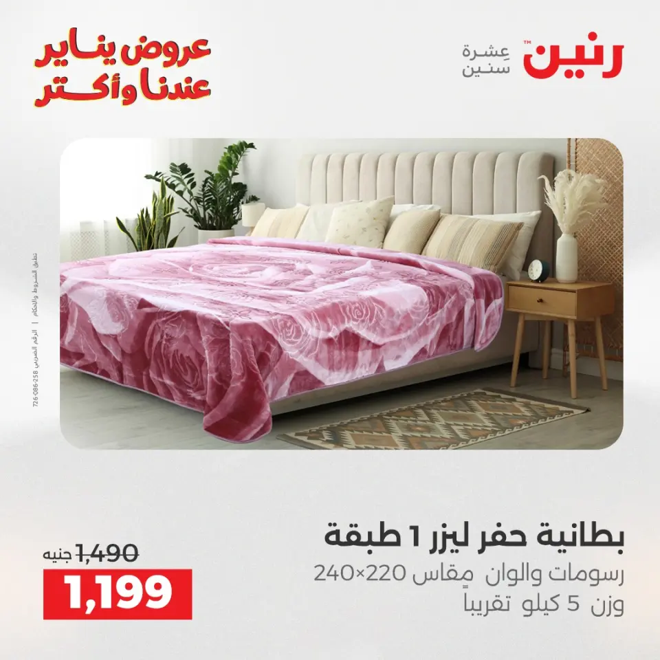 Raneen Egypt Offers Monday 12 January Furniture and textile offers - Page 12
