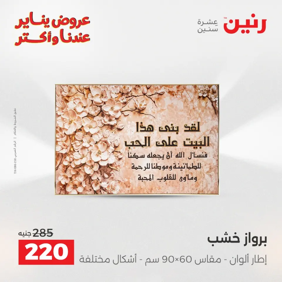 Raneen Egypt Offers from 15 to 17 January 2026 Decorative pieces offers - Page 4