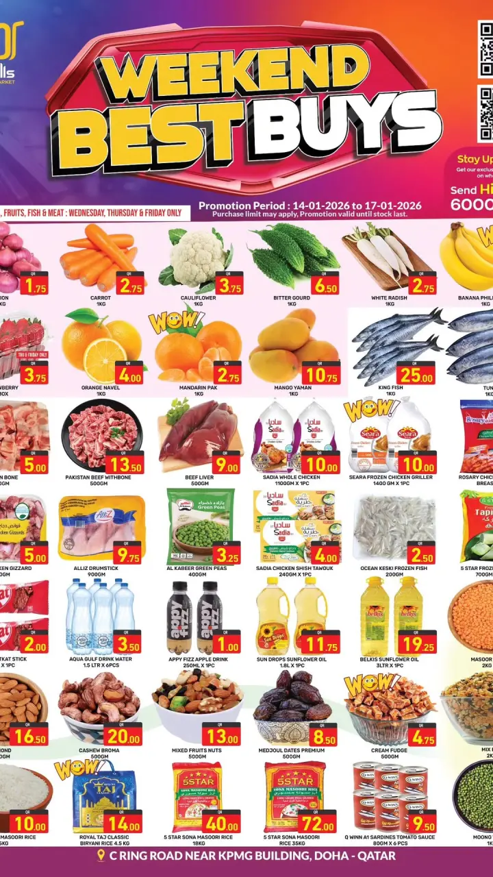 Majlis Shopping Centre Qatar Offers from 14 to 17 January 2026 Weekend Deals