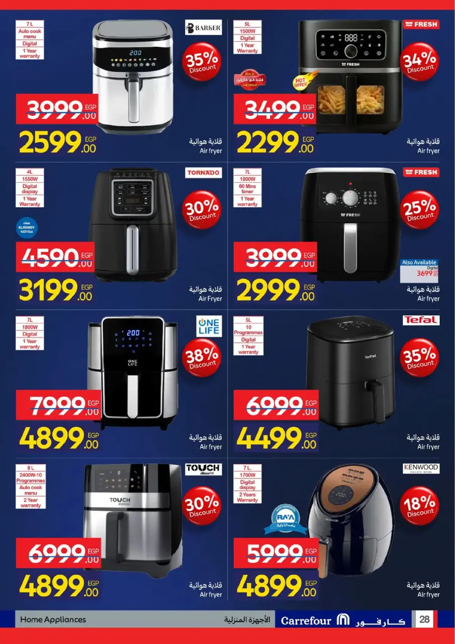 Carrefour Egypt Offers from 19 to 25 January 2026 Appliance Deals - Page 82