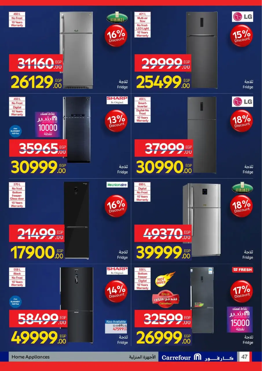 Carrefour Egypt Offers from 19 to 25 January 2026 Appliance Deals - Page 101
