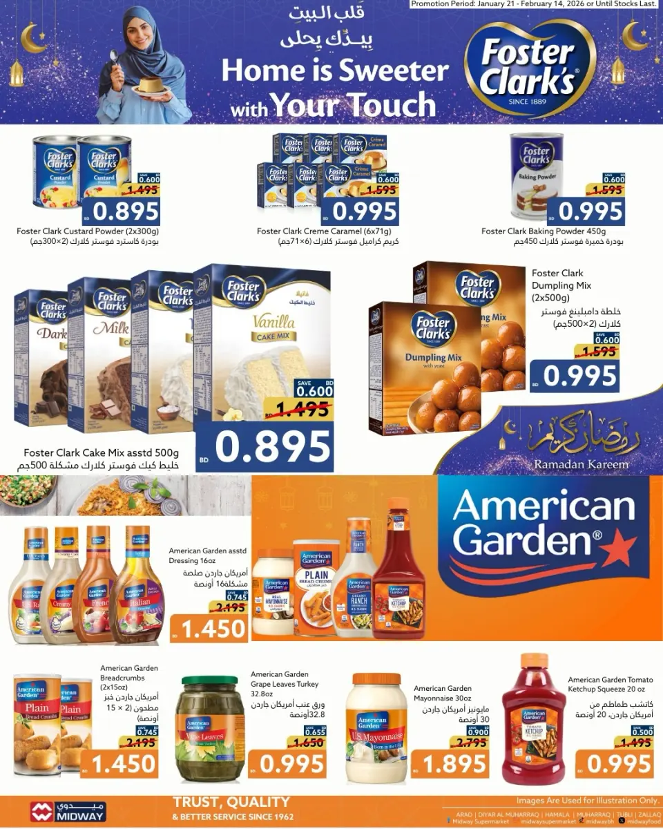 Midway supermarket Bahrain Offers from 21 January to 14 February 2026 Everything you need for Ramadan - Page 6