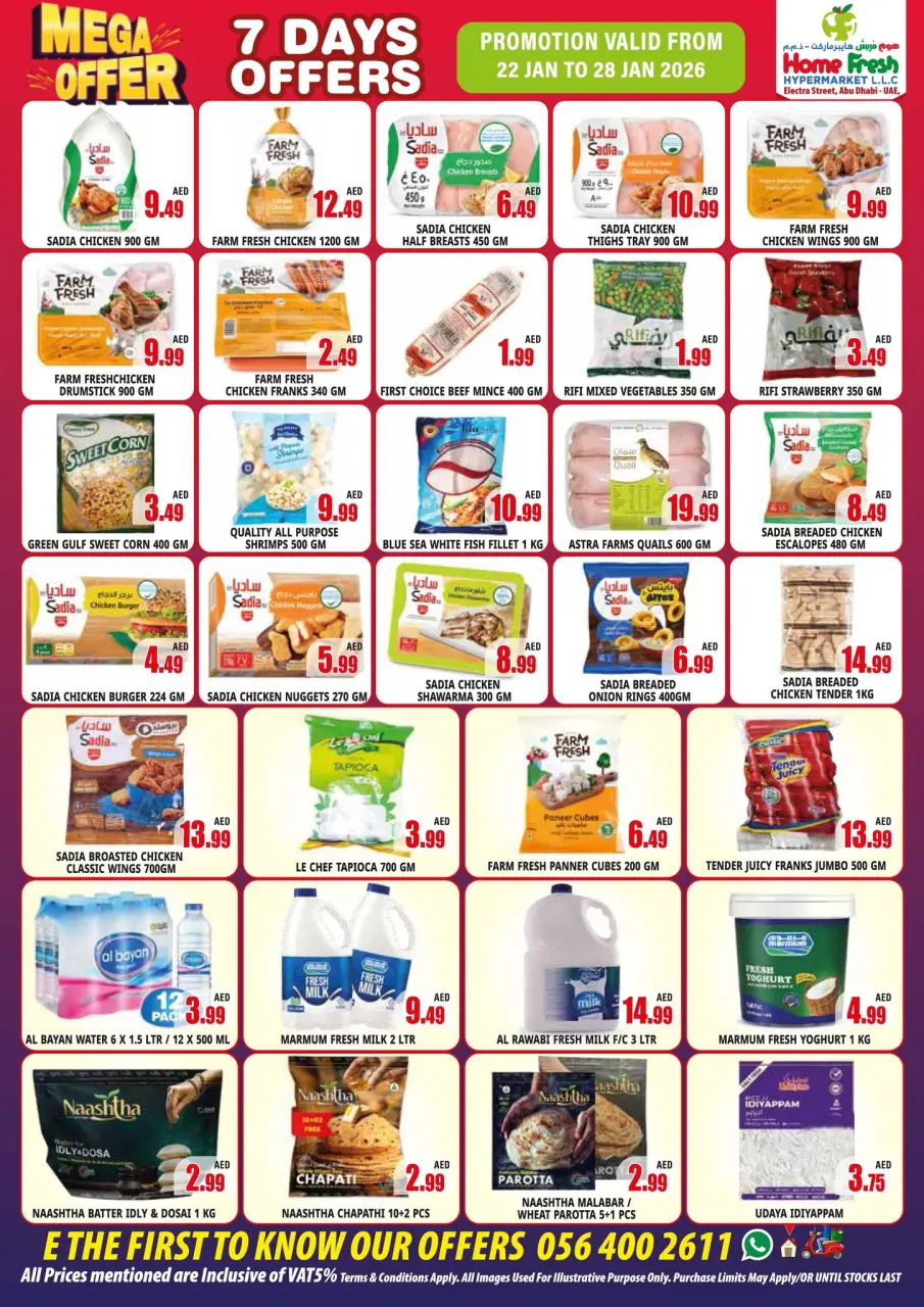 Ofertas de supermercado Home Fresh  Abu Dhabi  de 22 a 28 enero MEGA REBAJAS - Página 4