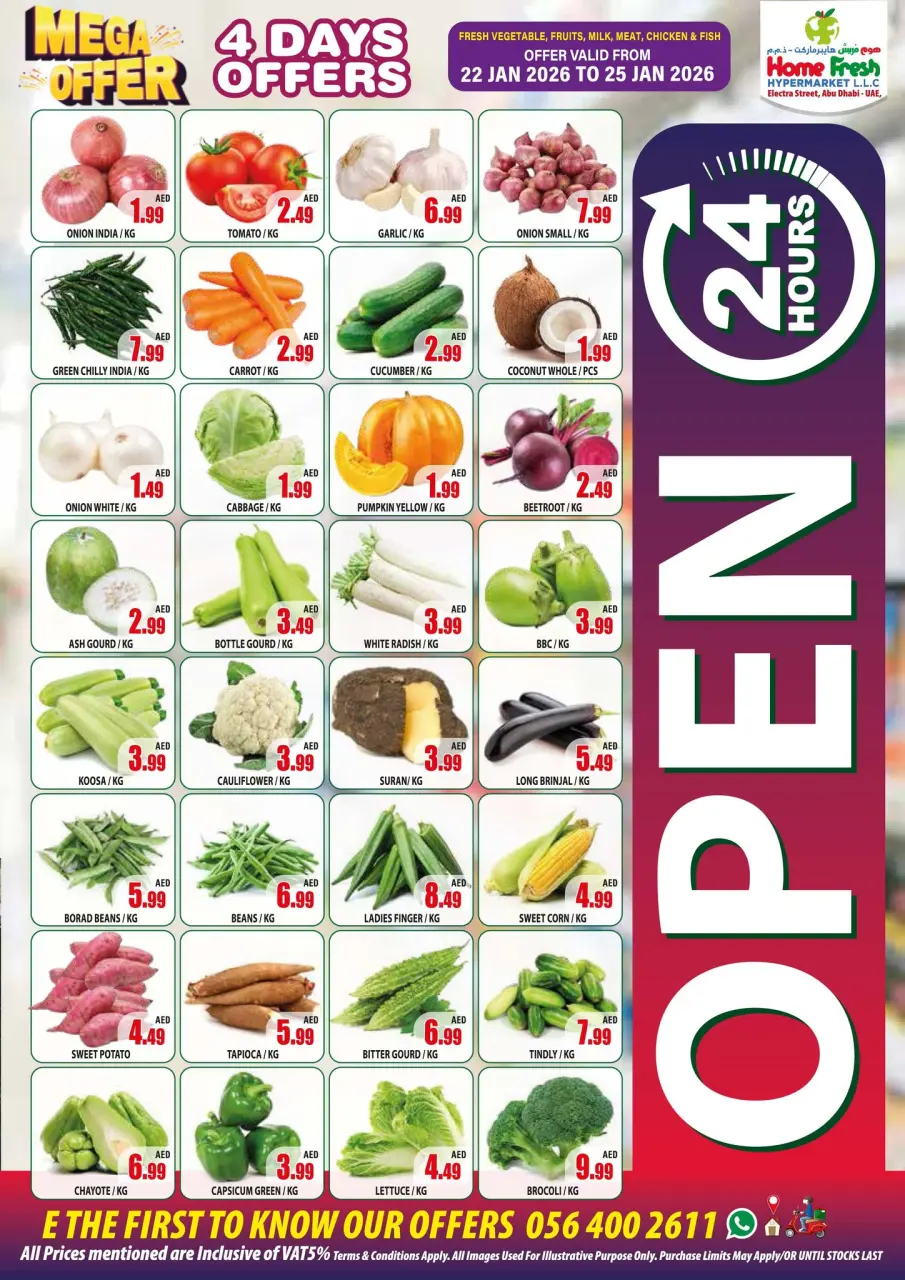 Ofertas de supermercado Home Fresh  Abu Dhabi  de 22 a 28 enero MEGA REBAJAS - Página 5