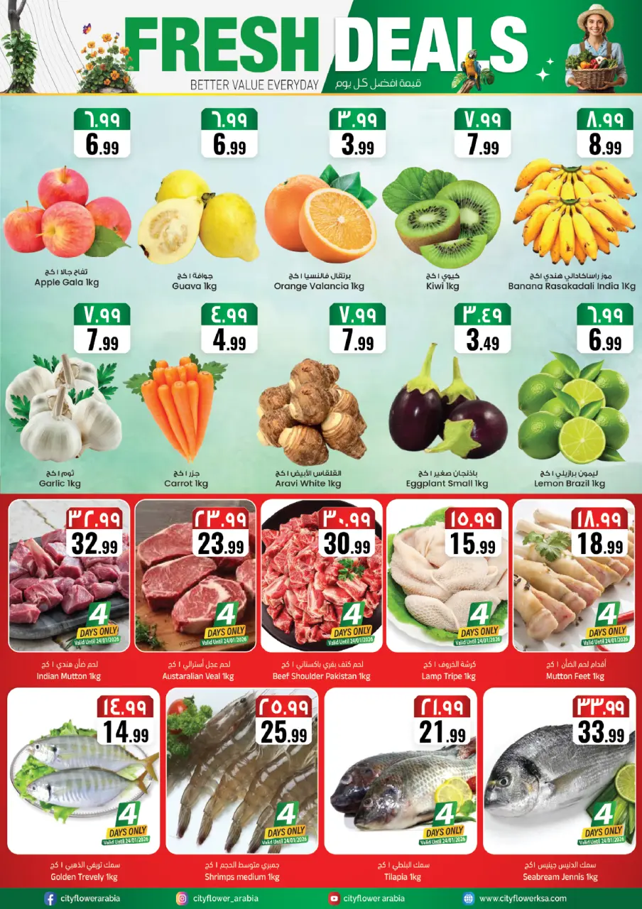 City flower  Hail  Offers from 21 to 27 January Super Combo Offers - Page 11