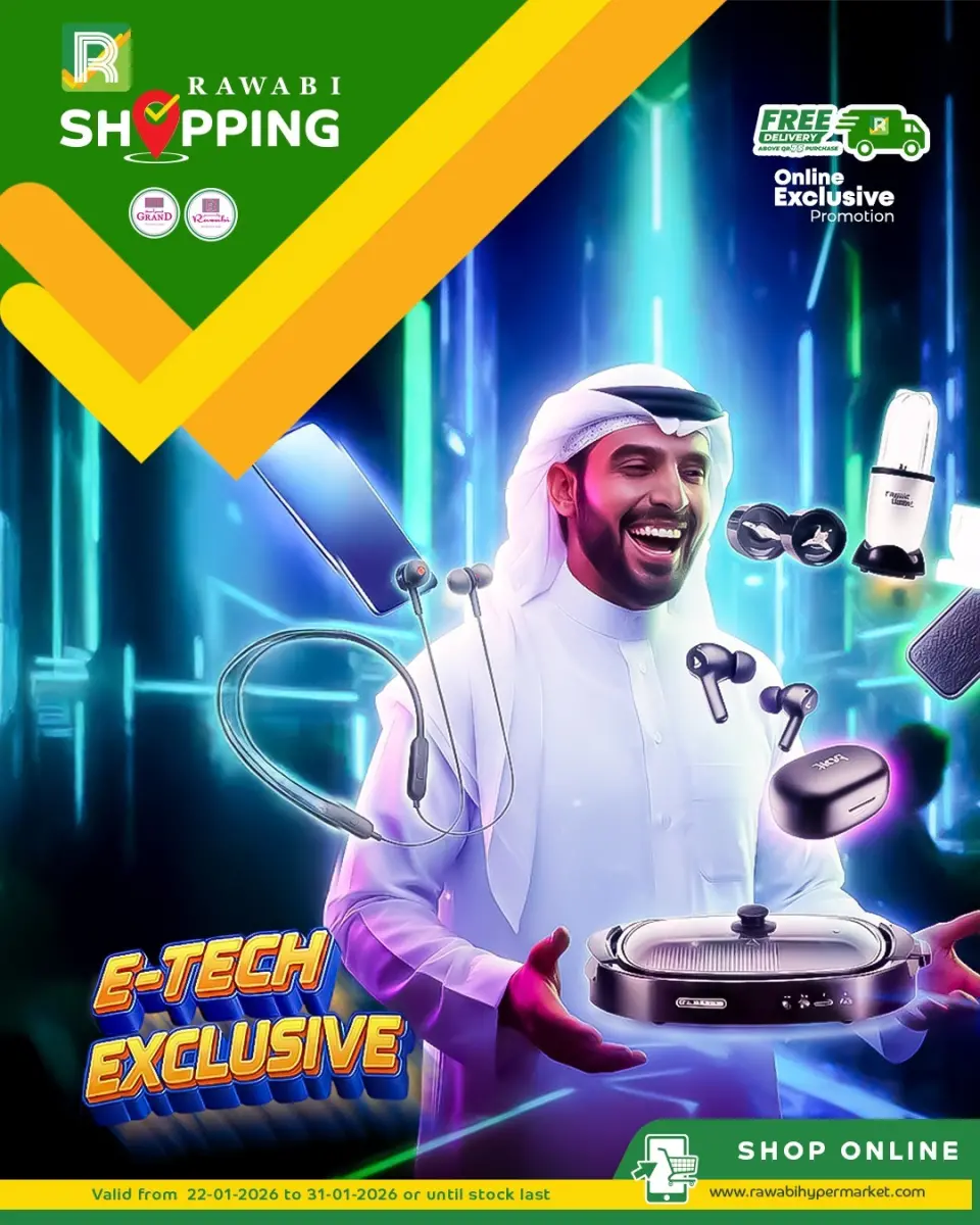 Grand & Al Rawabi Qatar Offers from 22 to 31 January 2026 Exclusive deals (online)