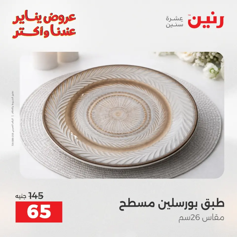 Raneen Egypt Offers Saturday 24 January The biggest discounts on individual porcelain plates and bowls - Page 16