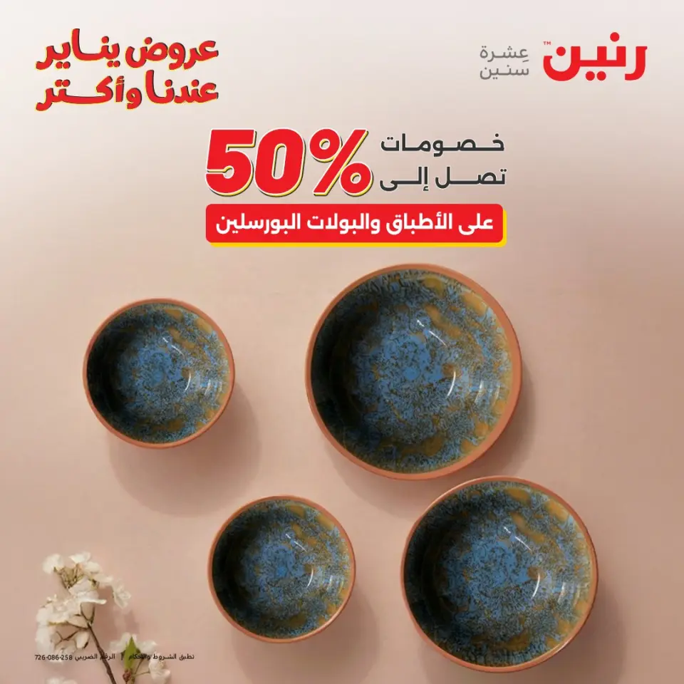 Raneen Egypt Offers Saturday 24 January The biggest discounts on individual porcelain plates and bowls - Page 5