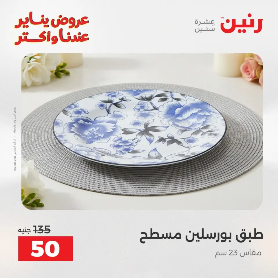 Raneen Egypt Offers Saturday 24 January The biggest discounts on individual porcelain plates and bowls - Page 20