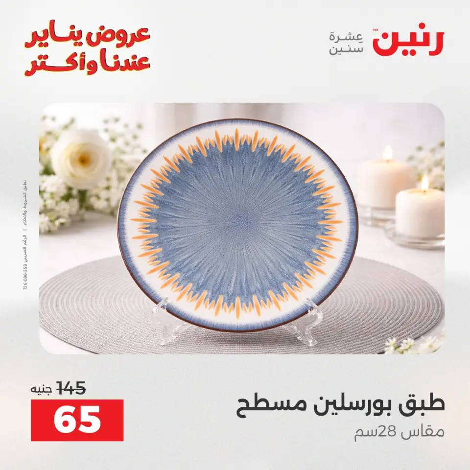 Raneen Egypt Offers Saturday 24 January The biggest discounts on individual porcelain plates and bowls - Page 18