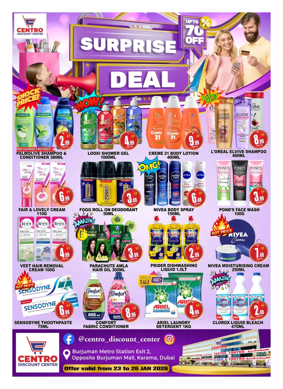 Ofertas de Centro de descuentos de ahorro  Dubai  de 23 a 26 enero Ofertas de fin de semana - Página 2