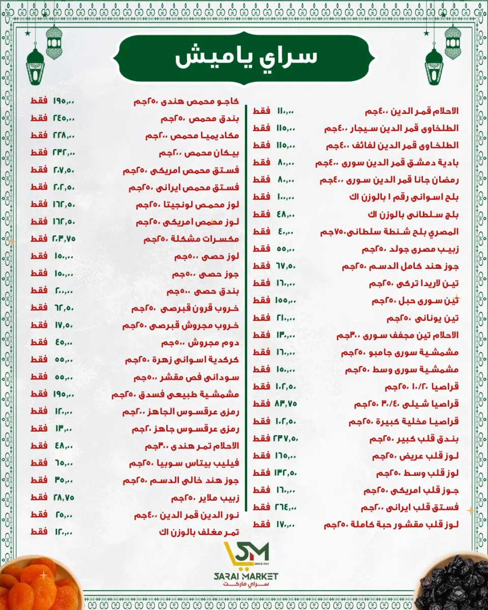 Sarai Market Egypt Offers from 25 to 31 January 2026 The best offers and discounts for Ramadan - Page 34