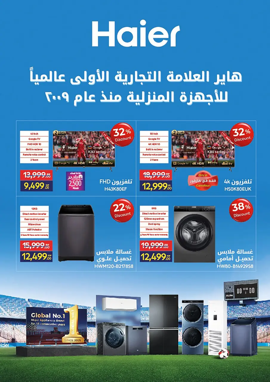 Carrefour Egypt Offers from 26 January to 3 February 2026 Carrefour Anniversary Offers for Electrical Appliances - Page 50
