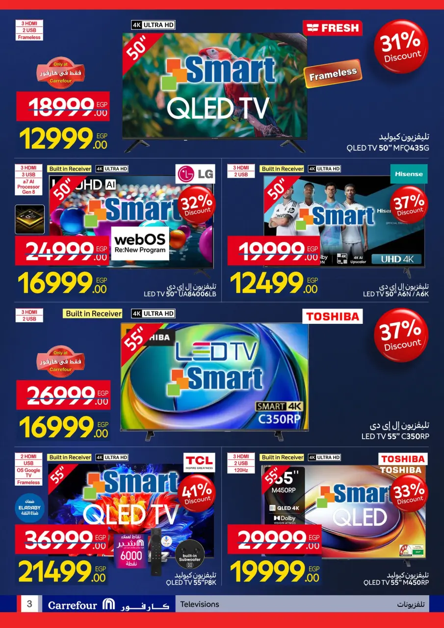 Carrefour Egypt Offers from 26 January to 3 February 2026 Carrefour Anniversary Offers for Electrical Appliances - Page 3