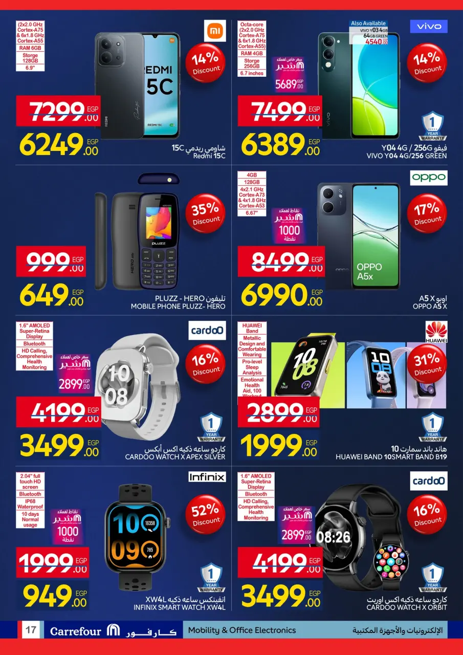 Carrefour Egypt Offers from 26 January to 3 February 2026 Carrefour Anniversary Offers for Electrical Appliances - Page 17