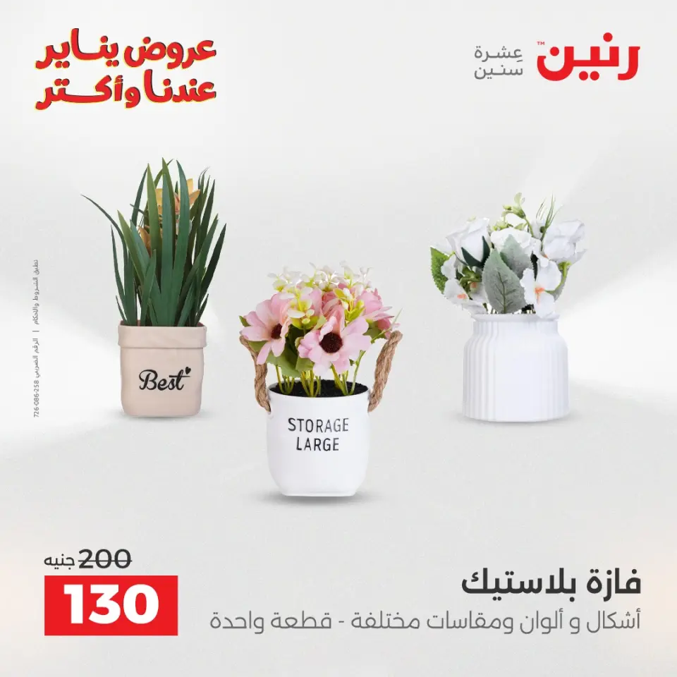 Raneen Egypt Offers from 27 to 28 January 2026 Decorative pieces offers - Page 34
