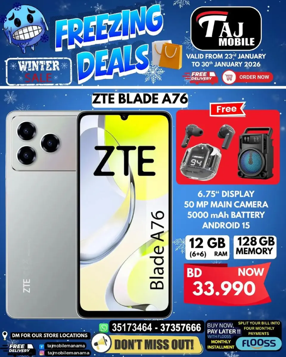 Ofertas de Taj Móviles Bahréin de 23 a 30 enero 2026 Ofertas congeladas - Página 6