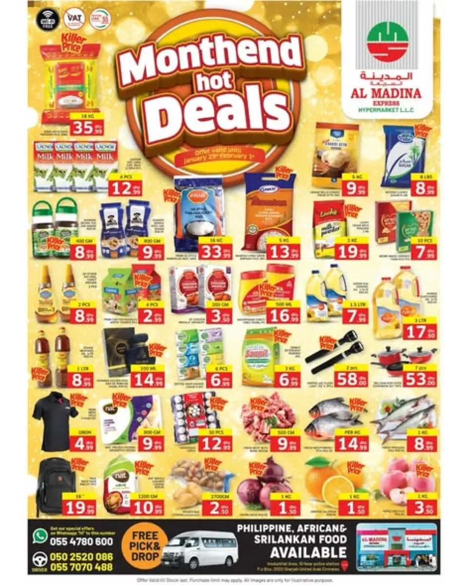 Ofertas de Hipermercado Al Madina Emiratos Árabes Unidos de 29 enero a 1 febrero 2026 Ofertas de fin de mes