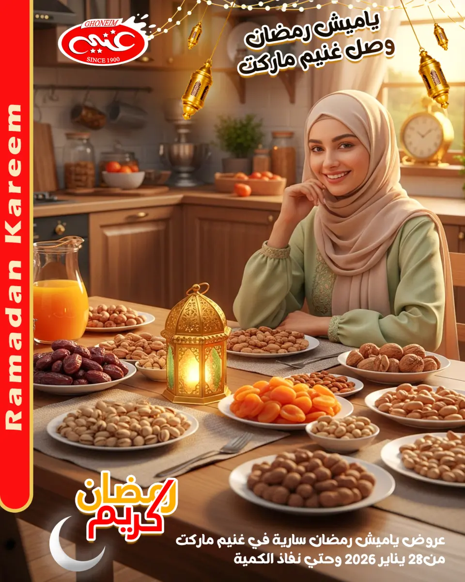 Ghonem market Egypt Offers from 28 January to 3 February 2026 Yamish Offers