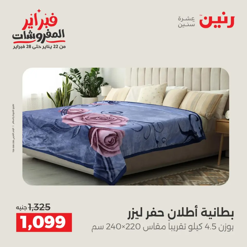 Raneen Egypt Offers from 1 to 2 February 2026 Great deals and discounts on furniture and curtains - Page 8