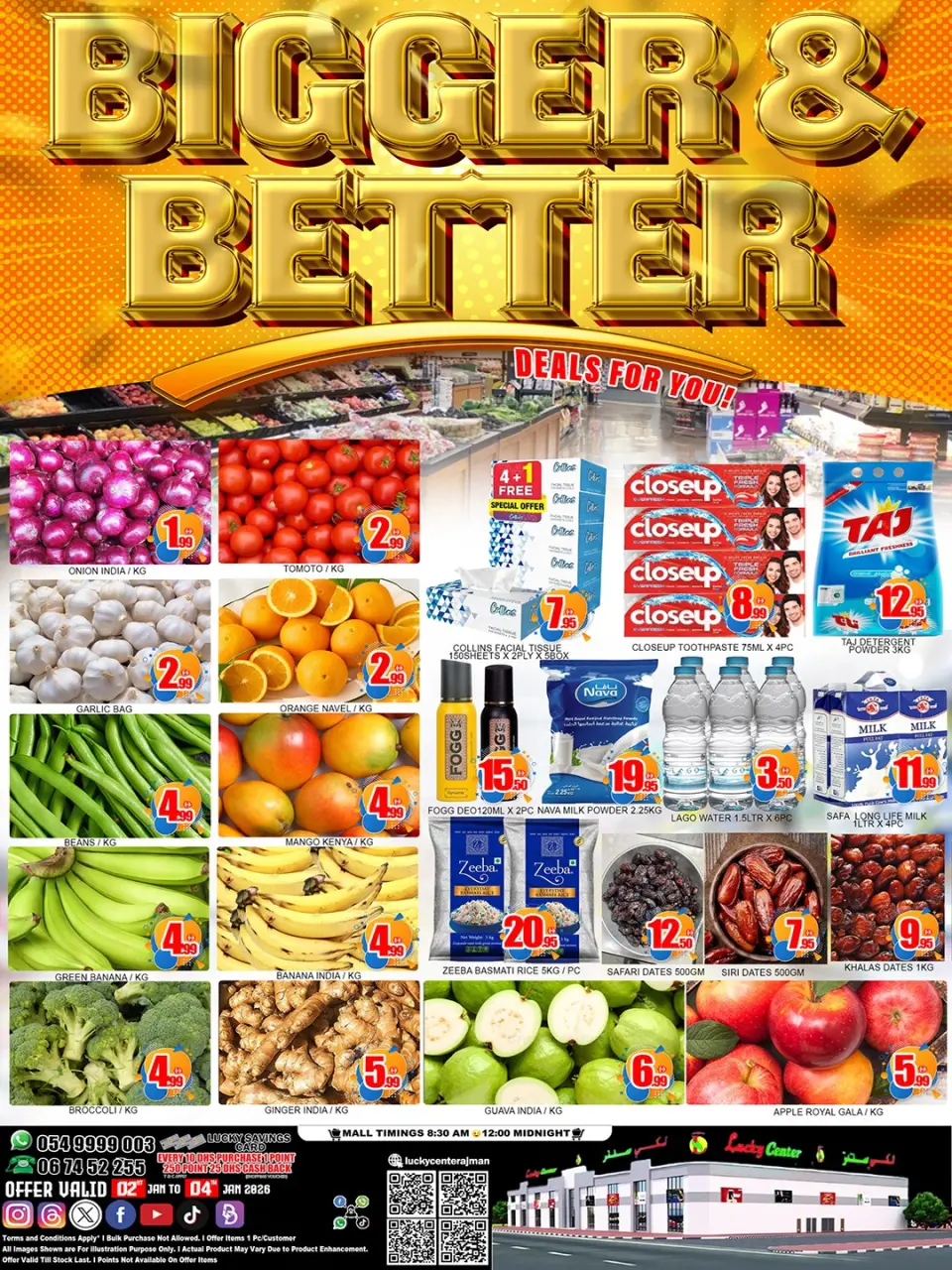 Lucky Center UAE Offers from 2 to 4 February 2026 Bigger and better offers