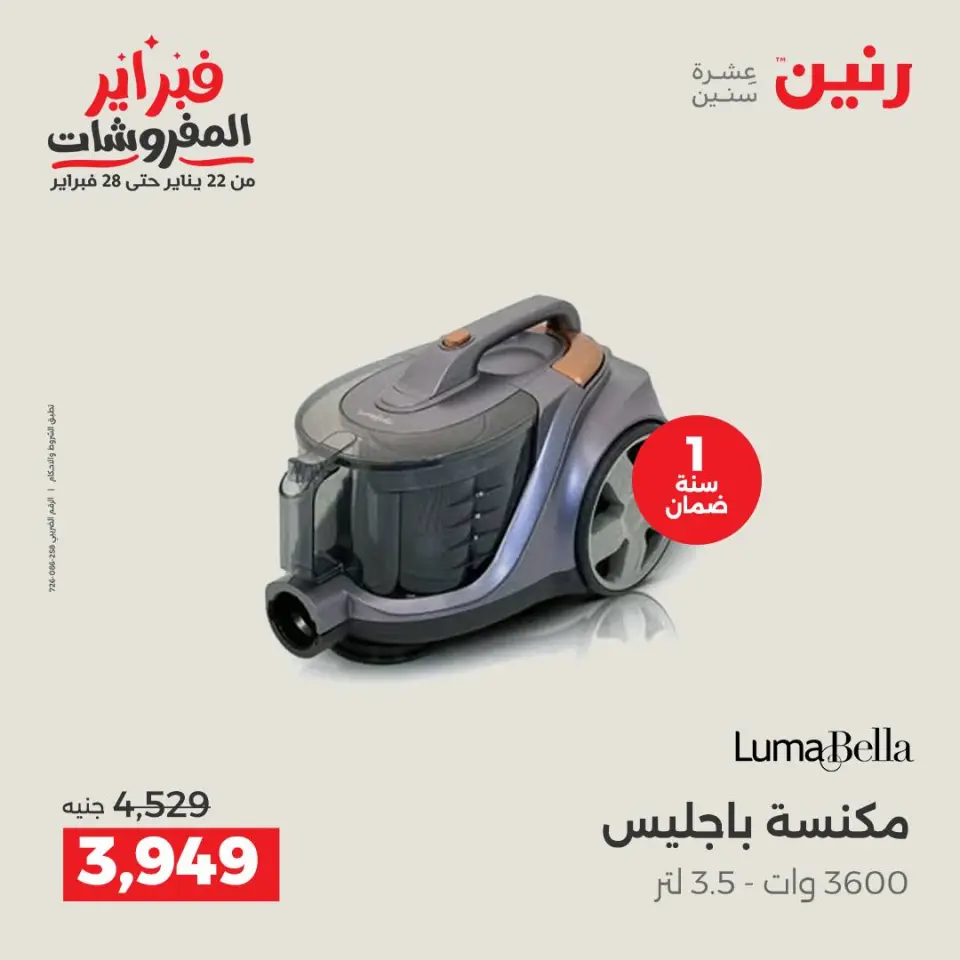 Raneen Egypt Offers from 5 to 7 February 2026 Electrical appliances offers - Page 29