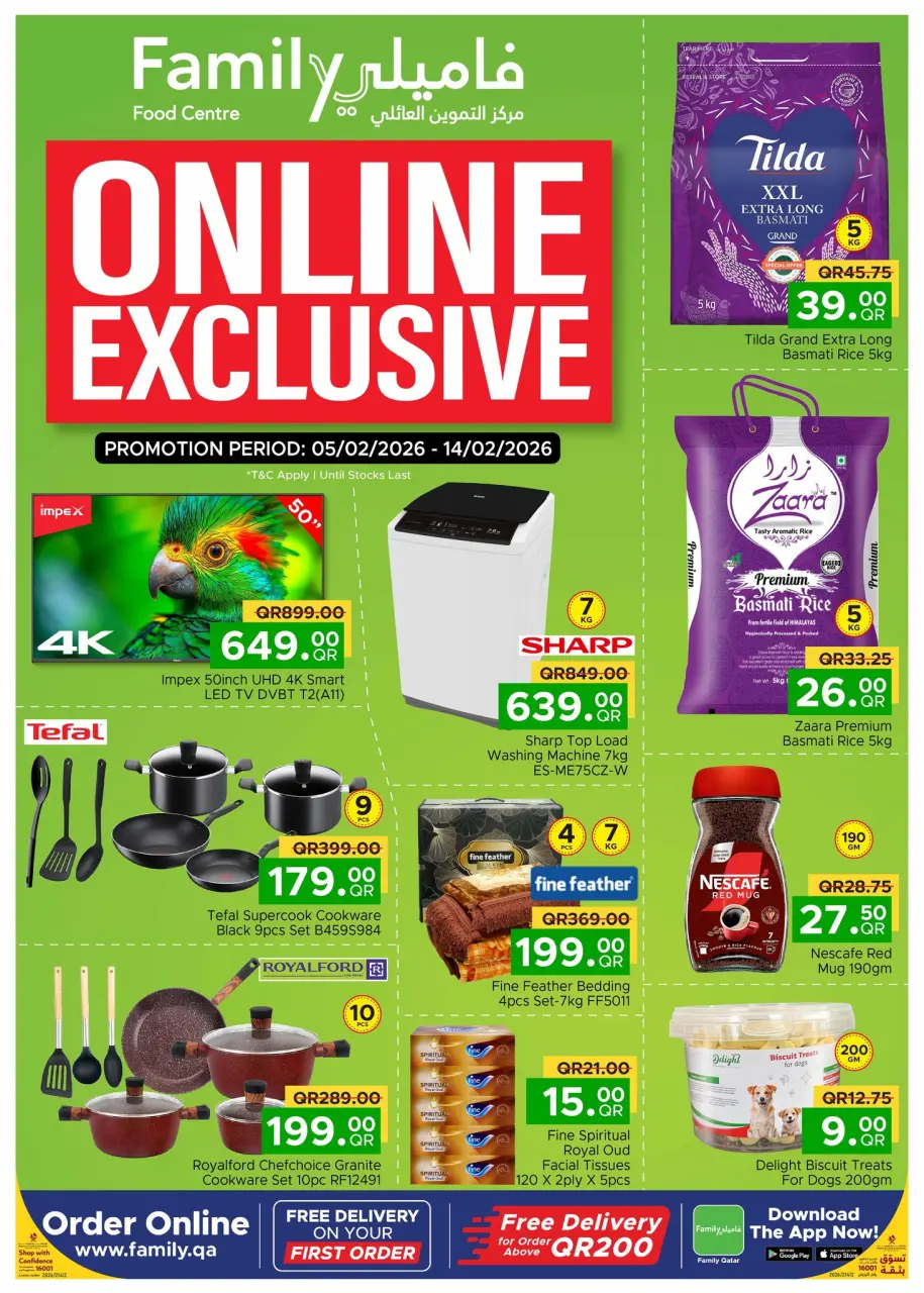 Family Food Centre Qatar Offers from 5 to 14 February 2026 Exclusive deals (online)