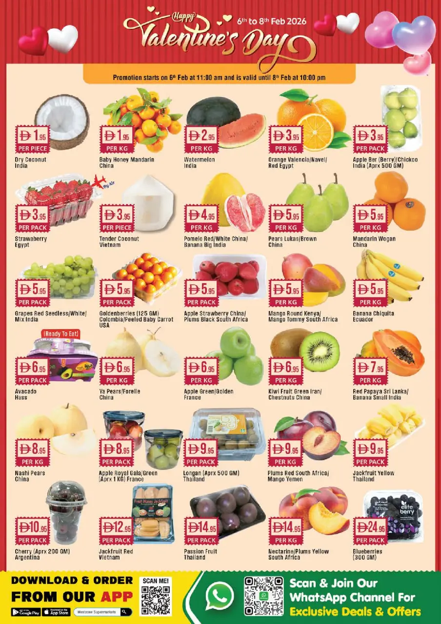Ofertas de supermercado West Zone Emiratos Árabes Unidos de 6 a 12 febrero 2026 Ofertas de San Valentín - supermercado West Zone - Emiratos Árabes Unidos - 6 febrero 2026 – 12 febrero 2026 - Página 12