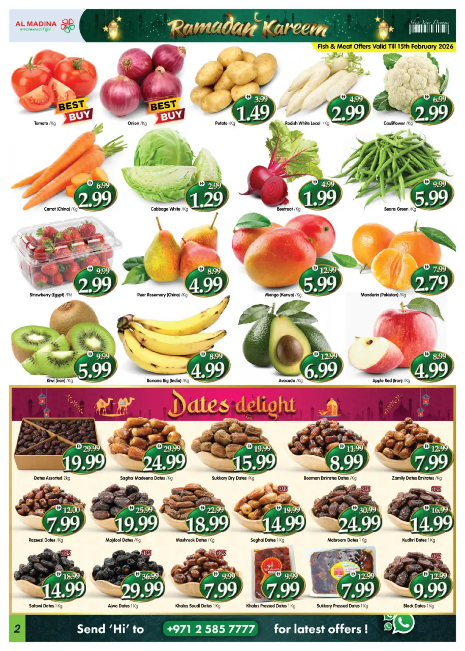 Ofertas de Hipermercado Al Madina Emiratos Árabes Unidos de 12 a 22 febrero 2026 Ofertas de Ramadán Kareem - Página 2