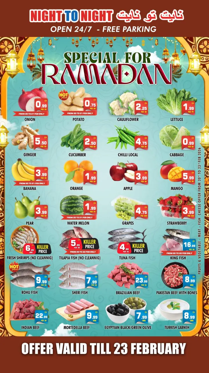 Ofertas de Night to Night  Sharjah  de 20 a 23 febrero Ofertas benditas para el Ramadán - Página 15