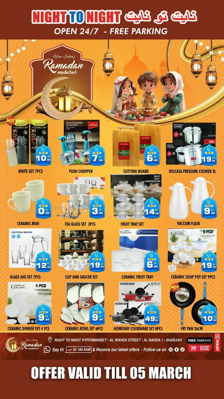 Ofertas de Night to Night  Sharjah  de 20 a 23 febrero Ofertas benditas para el Ramadán - Página 10