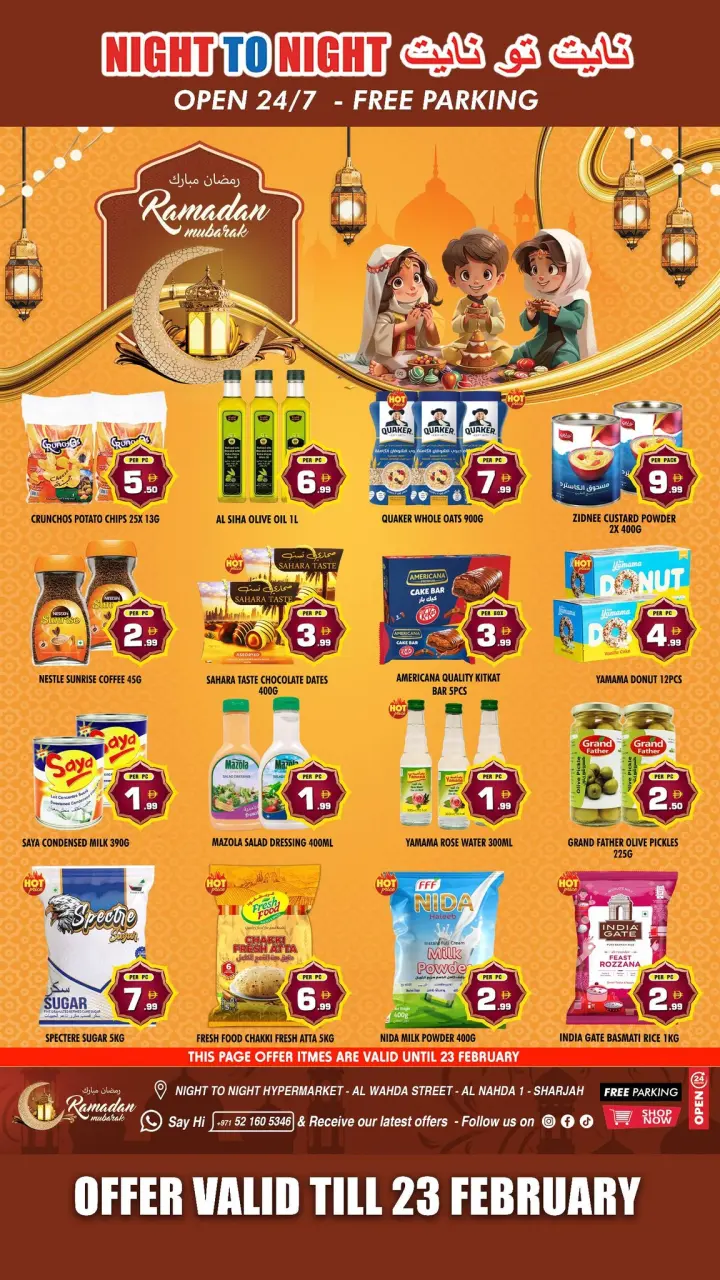 Ofertas de Night to Night  Sharjah  de 20 a 23 febrero Ofertas benditas para el Ramadán - Página 16