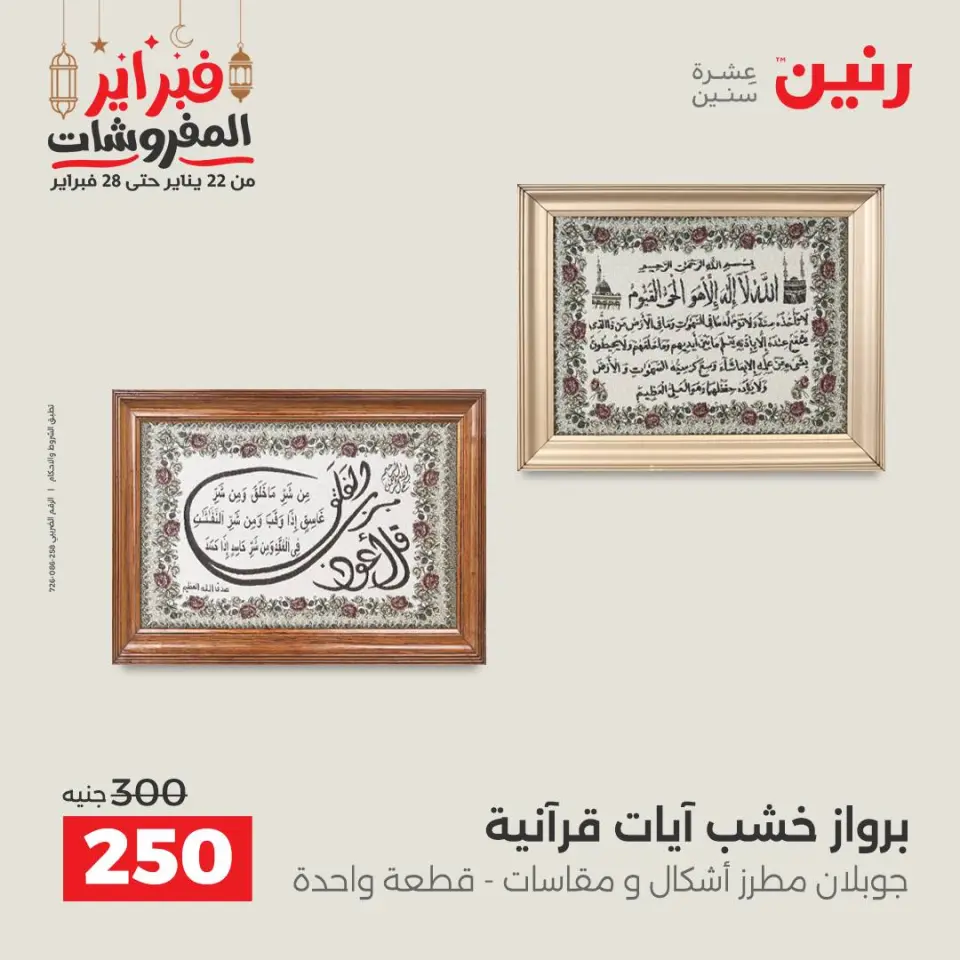 Raneen Egypt Offers from 24 to 25 February 2026 Decorative pieces offers - Page 8