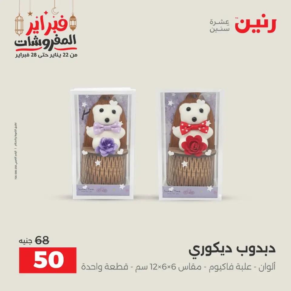Raneen Egypt Offers from 24 to 25 February 2026 Decorative pieces offers - Page 57