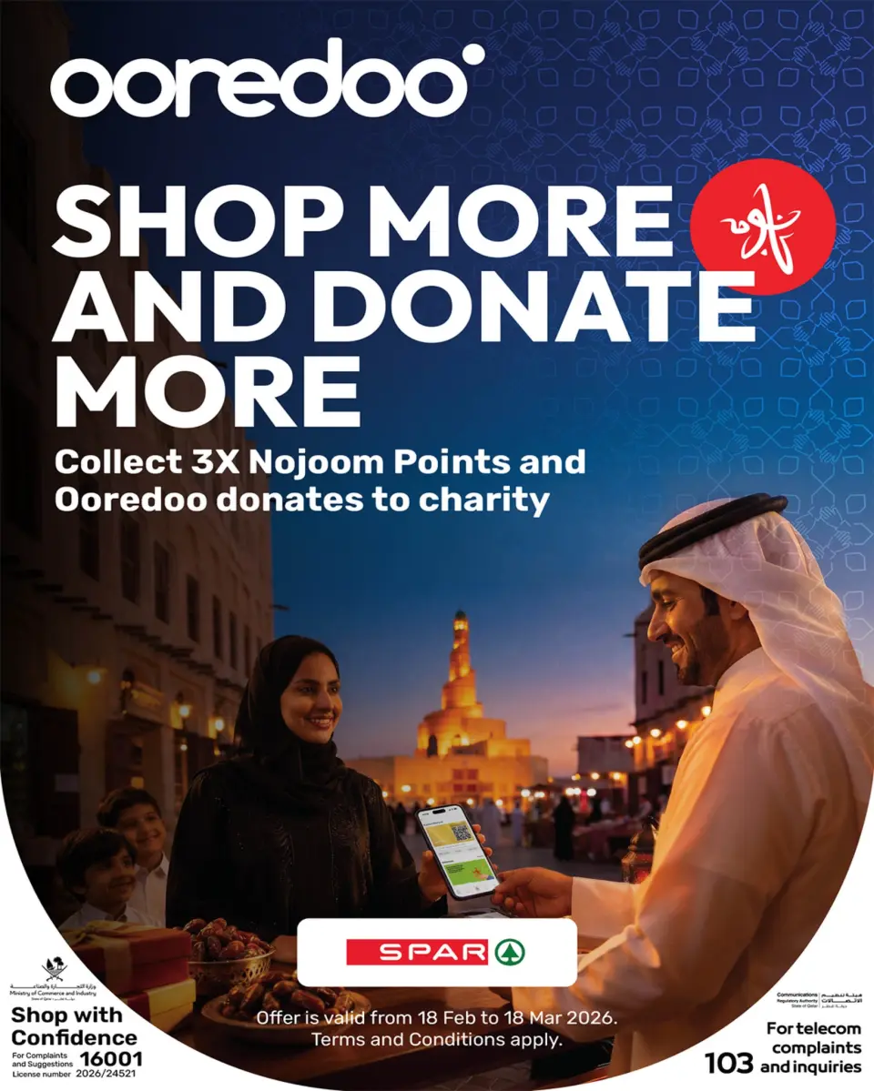 SPAR Qatar Offers from 26 February to 4 March 2026 Ramadan Kareem Offers - SPAR - Qatar - 26 February 2026 – 4 March 2026 - Page 36