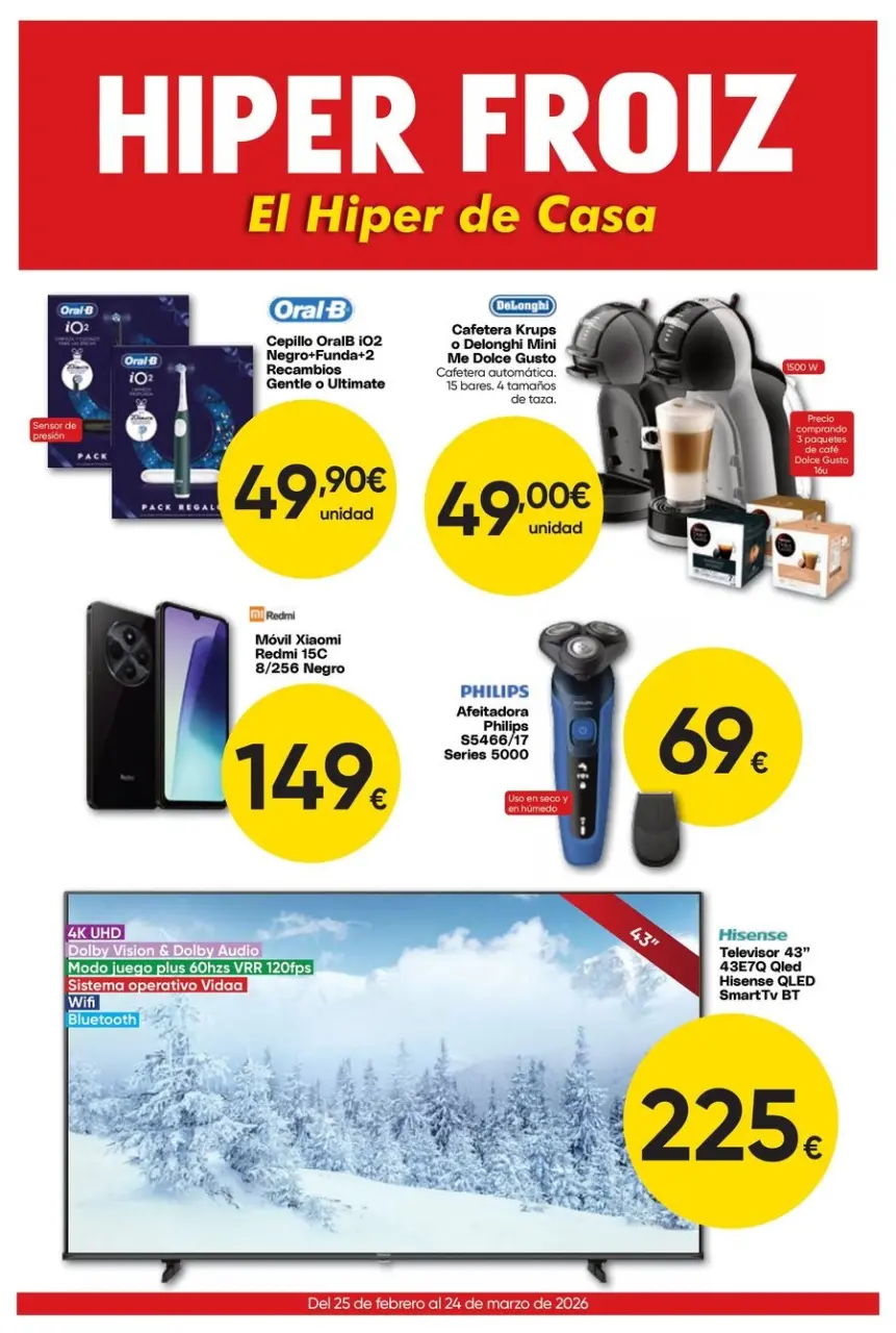 Froiz Spain Offers from 25 February to 24 March 2026 Discounts brochure