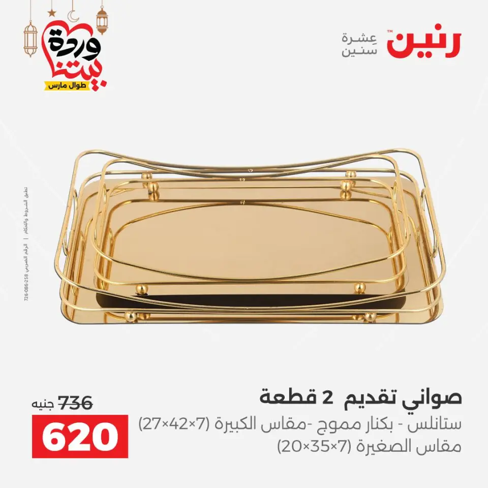Raneen Egypt Offers from 1 to 2 March 2026 Decorative pieces offers - Page 24