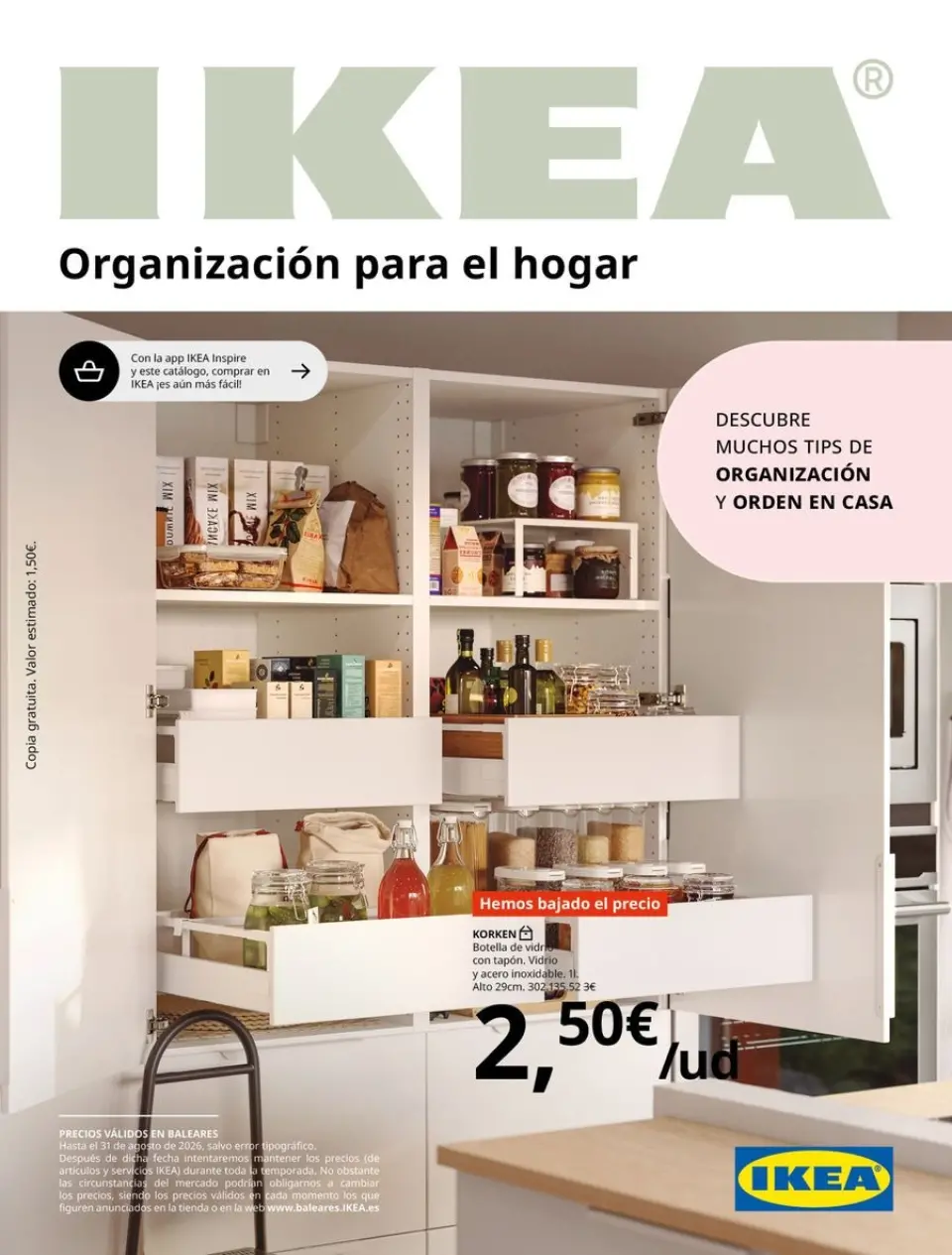 Offres IKEA Espagne de 19 février à 31 août 2026 Offres d'Organisation de la Maison