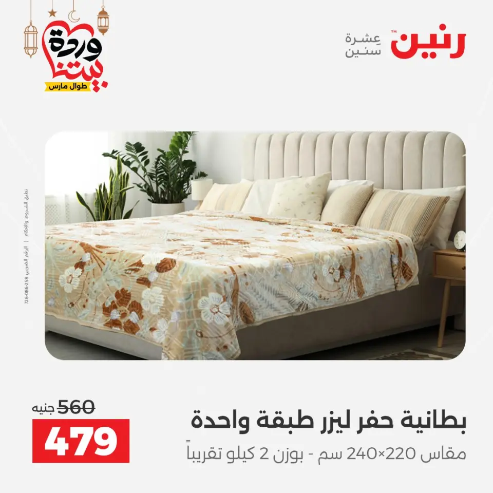Raneen Egypt Offers from 1 to 2 March 2026 Great deals and discounts on furniture and curtains - Page 13